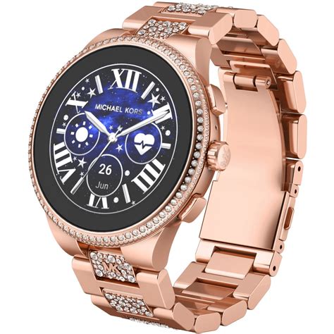 rose gold michael kors smartwatch women's|Michael Kors access gen.